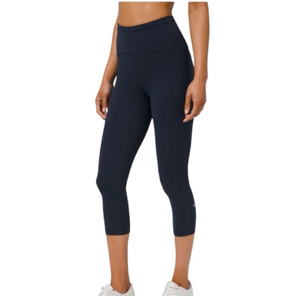 Lululemon Swift Speed High Rise Crop Leggings Pants - Picture 1 of 12